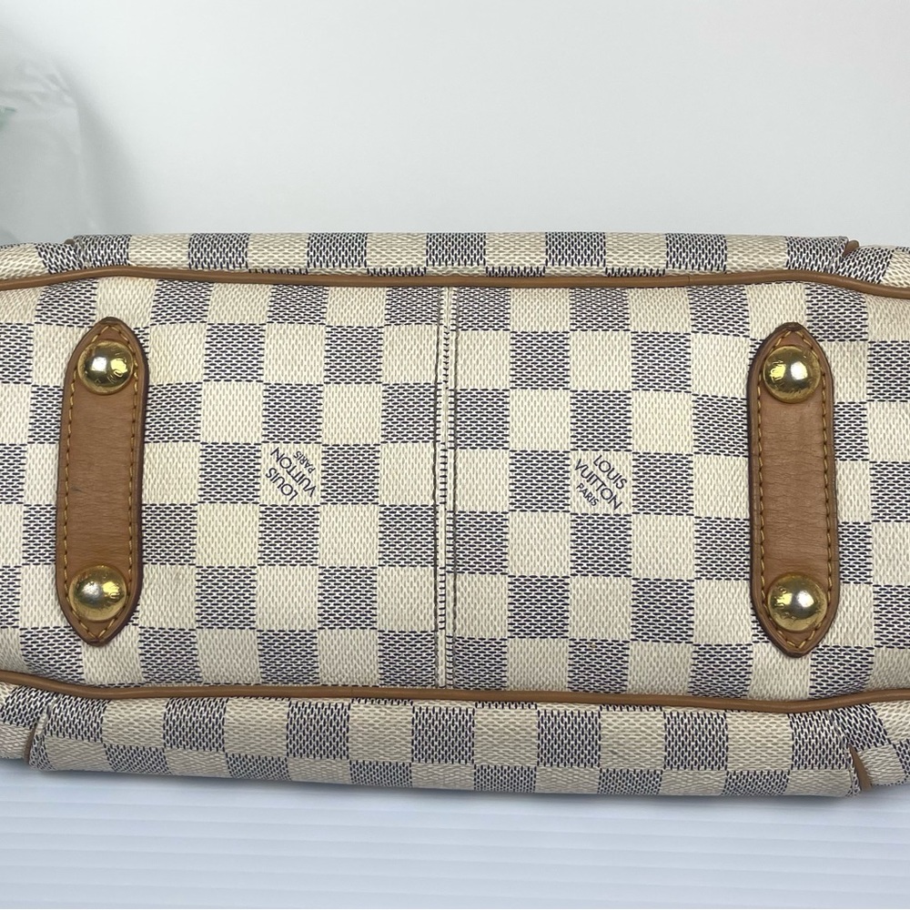 Authentic LOUIS VUITTON Galliera PM Azur Damier FL5018 Womens Handbag - Picture 8 of 16